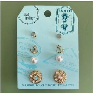 Earrings - 4 sets - NEW!